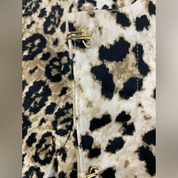 Ruby Road Blazer Womens Size 6P Leopard Print Short Stretchy 3/4 Sleeve - Picture 8 of 11
